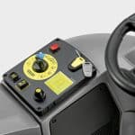 Karcher B 150 R BC ride-on scrubber dryer controls