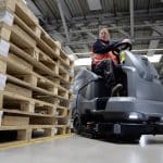 Karcher B 200 R BC DOSE ride-on scrubber dryer warehouse