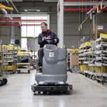 Karcher B 200 R BC DOSE ride-on scrubber dryer warehouse 3