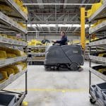 Karcher B 200 R BC DOSE ride-on scrubber dryer warehouse 4