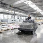 Karcher KM 120 250 R D ride-on sweeper warehouse