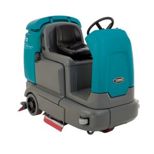 Tennant T12 Compact Battery Powered Ride On Floor Scrubber