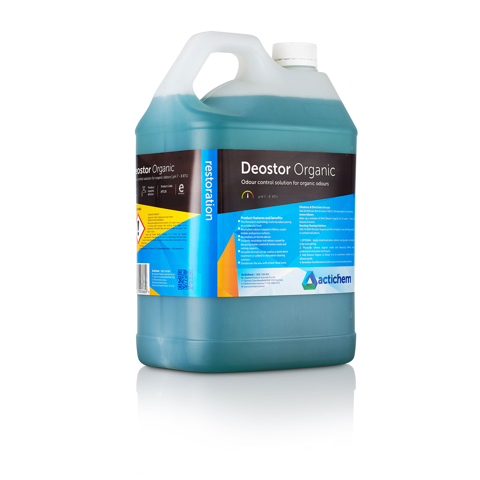 Actichem Deostor Organic Enzyme based odour control product for organic waste