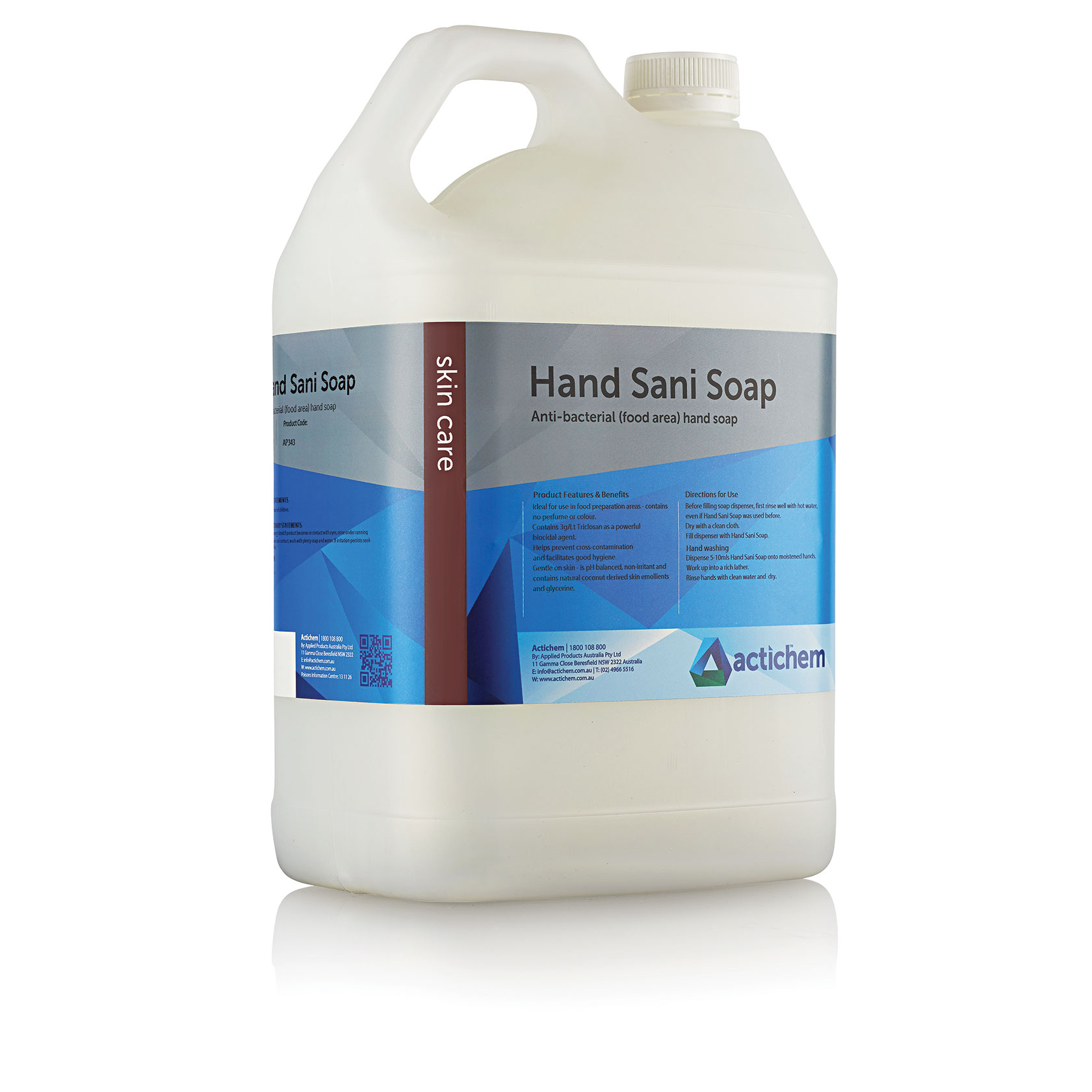 Actichem Hand Sani Soap Food safe antibacterial hand soap
