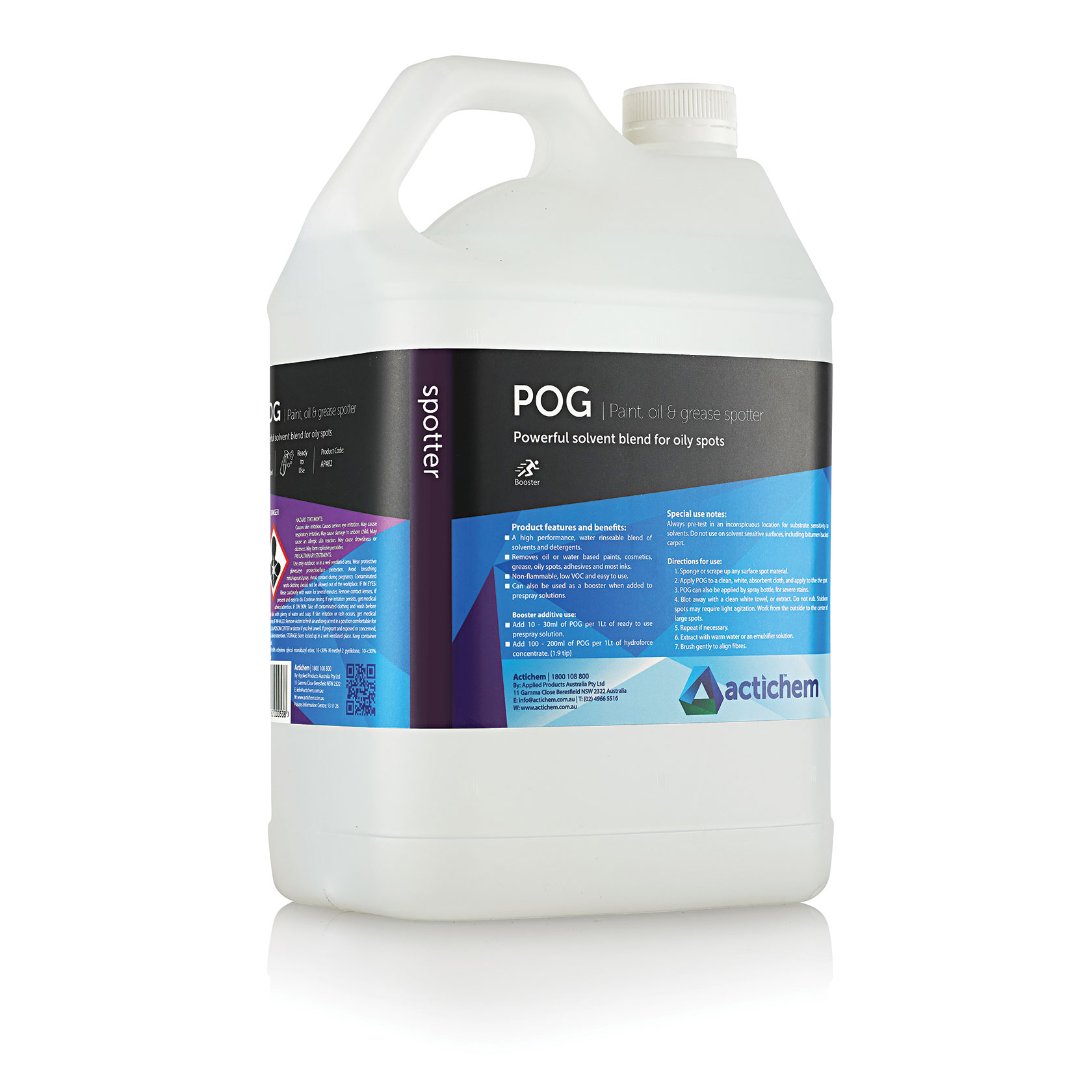 Actichem POG Paint, oil & grease stain remover