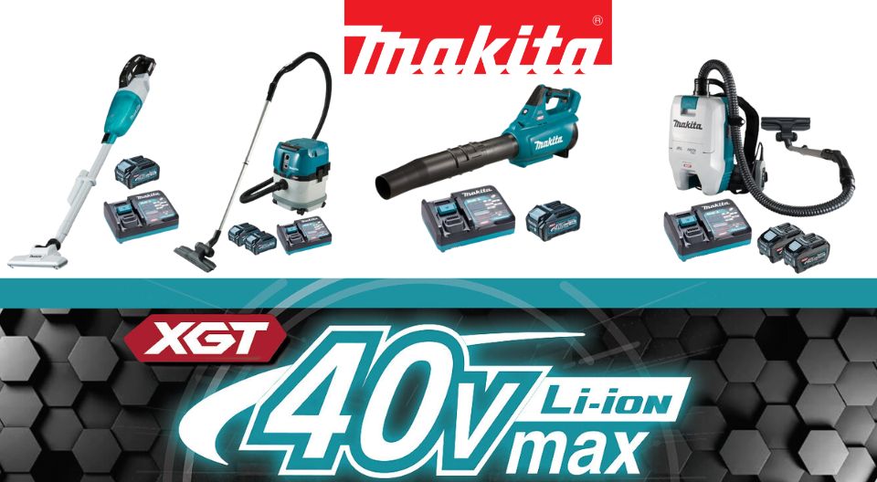 Makita 40V cleaning equipment