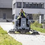 Karcher KM 100 120 R BP 4SB ride-on sweeper pavement