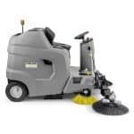 Karcher KM 100 120 R BP 4SB ride-on sweeper side