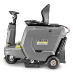 Karcher KM 85 50 R BP 80AH ride-on sweeper side