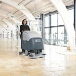 Nilfik BA751 scrubber dryer shopping centre