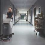 Nilfisk SC500 scrubber dryer healthcare