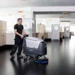 Nilfisk SC500 scrubber dryer school