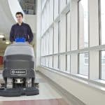 Nilfisk SC800 scrubber dryer school