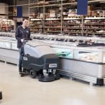 Nilfisk SC800 scrubber dryer supermarket