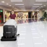 Nilfisk SC901 scrubber dryer shopping mall